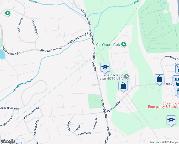 map of restaurants, bars, coffee shops, grocery stores, and more near 13308 Zircon Drive in Bowie