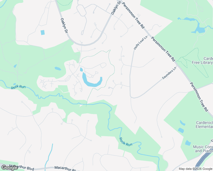map of restaurants, bars, coffee shops, grocery stores, and more near 7809 Fox Gate Court in Bethesda