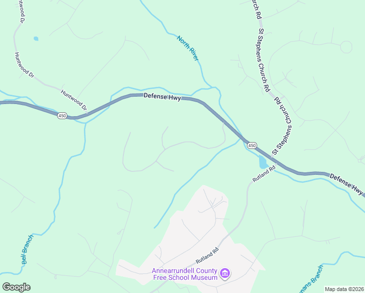 map of restaurants, bars, coffee shops, grocery stores, and more near 2405 Pebblebrook Court in Davidsonville