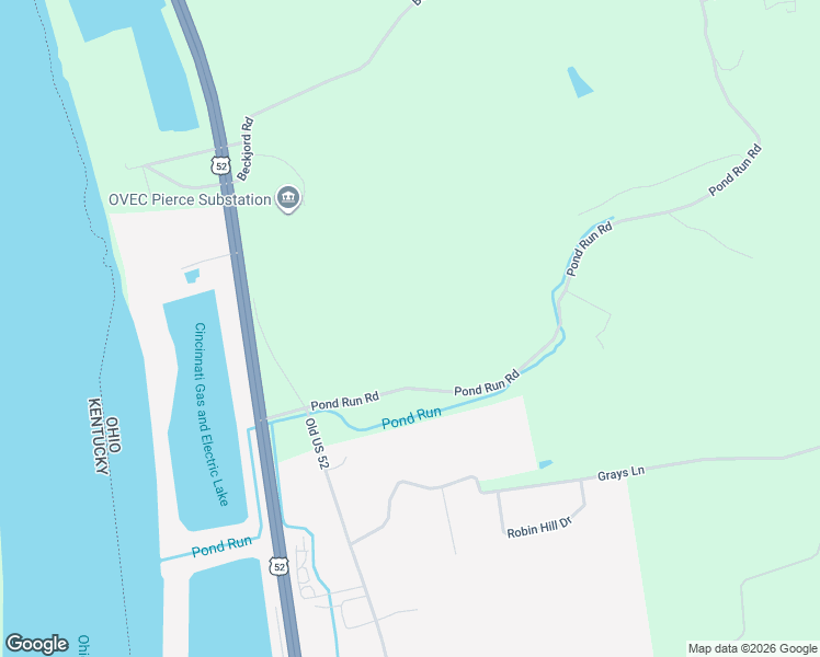 map of restaurants, bars, coffee shops, grocery stores, and more near 2835 Pond Run Rd in New Richmond