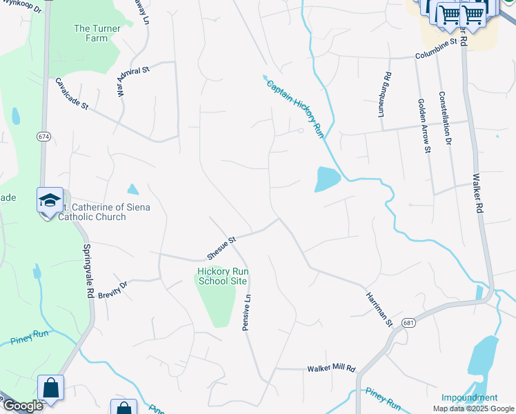 map of restaurants, bars, coffee shops, grocery stores, and more near 928 Harriman Street in Great Falls
