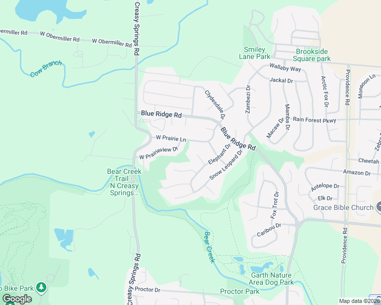 map of restaurants, bars, coffee shops, grocery stores, and more near 608 Rhino Ct in Columbia