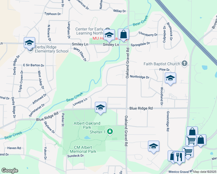 map of restaurants, bars, coffee shops, grocery stores, and more near in Columbia