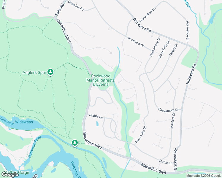 map of restaurants, bars, coffee shops, grocery stores, and more near 7841 Whiterim Terrace in Rockville