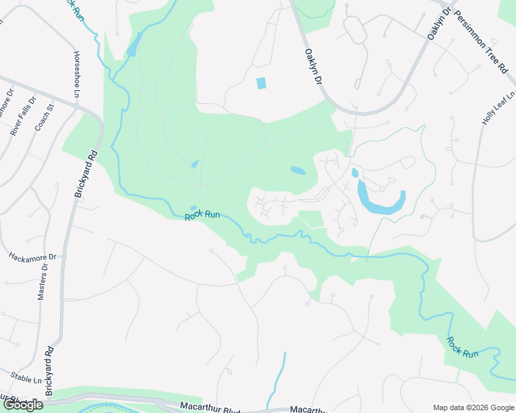 map of restaurants, bars, coffee shops, grocery stores, and more near 9737 Beman Woods Way in Potomac