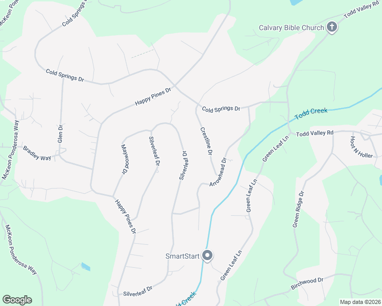 map of restaurants, bars, coffee shops, grocery stores, and more near 5901 Silverleaf Drive in Foresthill