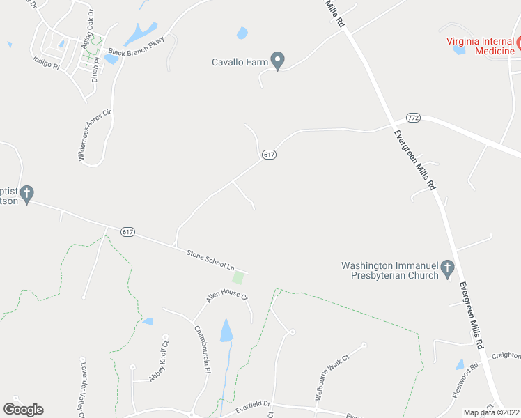 map of restaurants, bars, coffee shops, grocery stores, and more near 41325 Red Hill Road in Leesburg