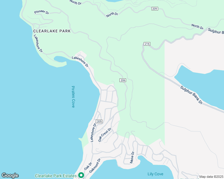 map of restaurants, bars, coffee shops, grocery stores, and more near 2690 Carmel Avenue in Lake County