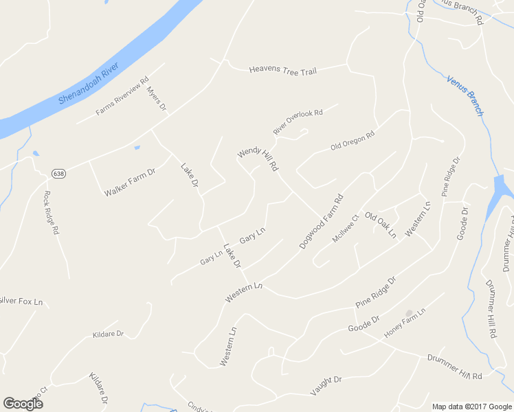 map of restaurants, bars, coffee shops, grocery stores, and more near 204 Wendy Hill Road in Front Royal