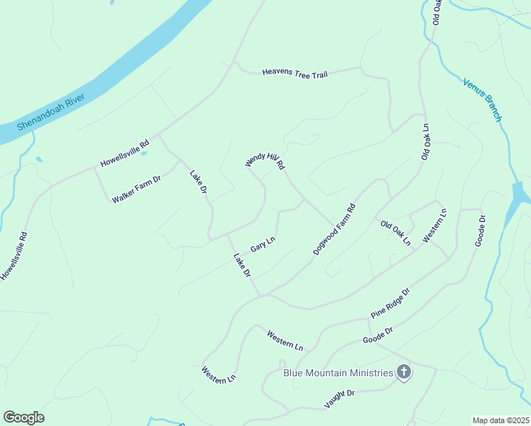 map of restaurants, bars, coffee shops, grocery stores, and more near 204 Wendy Hill Road in Front Royal