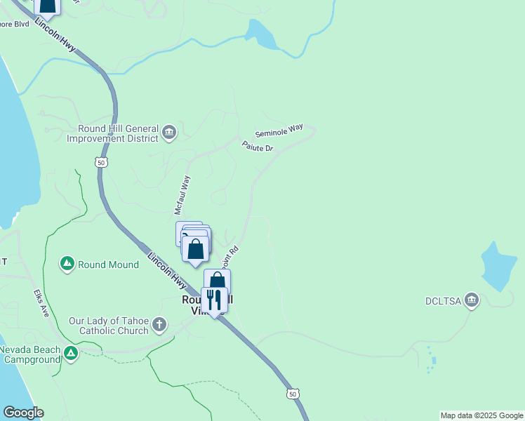 map of restaurants, bars, coffee shops, grocery stores, and more near in Zephyr Cove