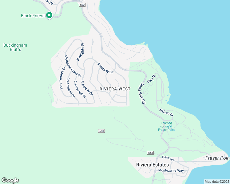 map of restaurants, bars, coffee shops, grocery stores, and more near 3611 Fircrest Court in Kelseyville
