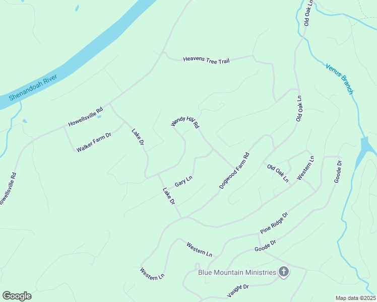 map of restaurants, bars, coffee shops, grocery stores, and more near 240 Wendy Hill Road in Front Royal