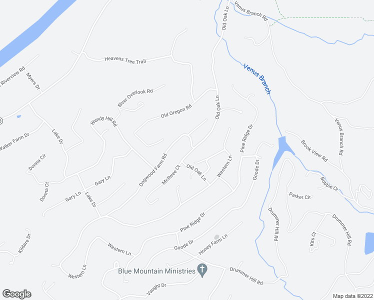 map of restaurants, bars, coffee shops, grocery stores, and more near 241 Old Oak Lane in Front Royal