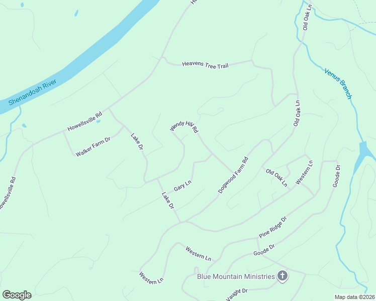 map of restaurants, bars, coffee shops, grocery stores, and more near 262 Wendy Hill Road in Front Royal