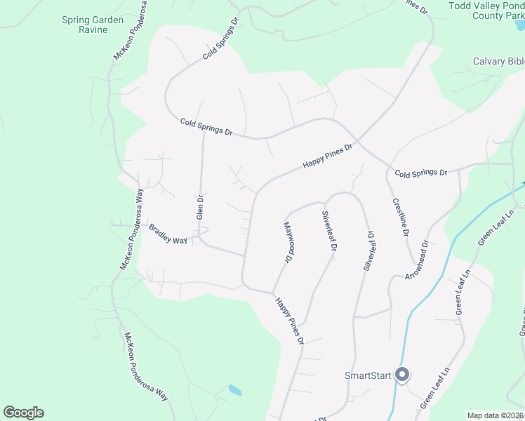 map of restaurants, bars, coffee shops, grocery stores, and more near 5605 Happy Pines Drive in Foresthill