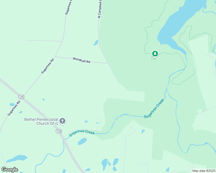 map of restaurants, bars, coffee shops, grocery stores, and more near 3081 North Campbell Road in Bethel