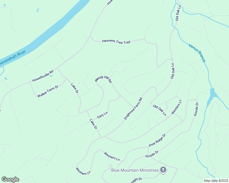 map of restaurants, bars, coffee shops, grocery stores, and more near 574 Wendy Hill Road in Front Royal