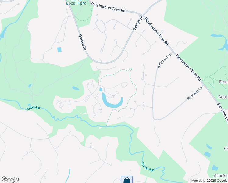 map of restaurants, bars, coffee shops, grocery stores, and more near 8321 Turnberry Court in Rockville