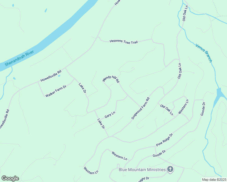 map of restaurants, bars, coffee shops, grocery stores, and more near 262 Wendy Hill Road in Front Royal