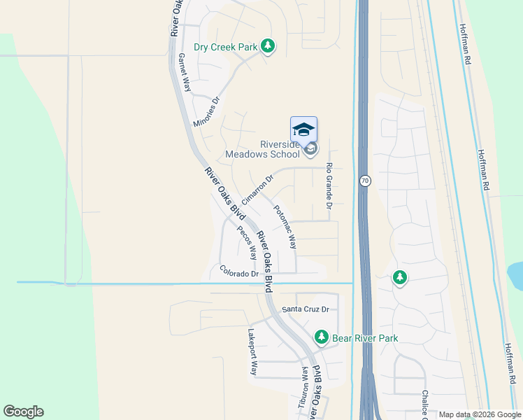 map of restaurants, bars, coffee shops, grocery stores, and more near 1251 Rockwood Court in Plumas Lake