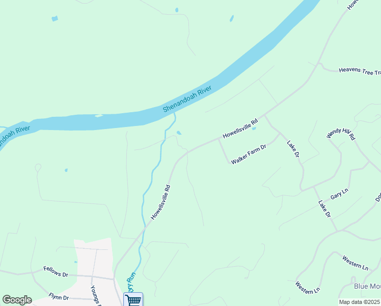 map of restaurants, bars, coffee shops, grocery stores, and more near 4320 Howellsville Road in Front Royal