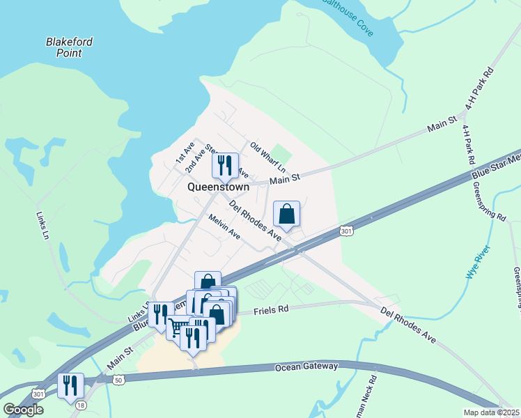 map of restaurants, bars, coffee shops, grocery stores, and more near 107 Dudley Avenue in Queenstown