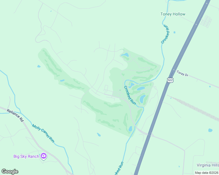 map of restaurants, bars, coffee shops, grocery stores, and more near 48 Niblick Square in Front Royal