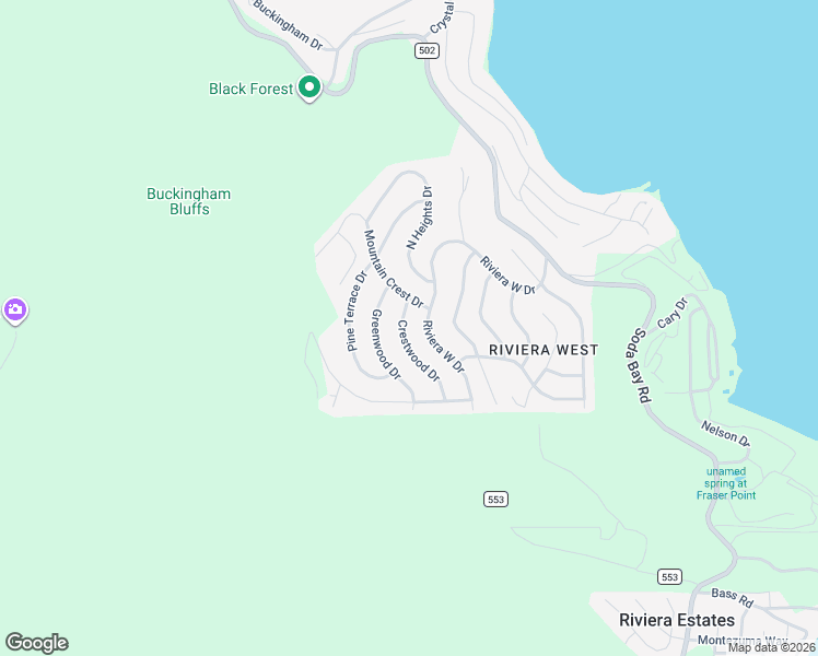 map of restaurants, bars, coffee shops, grocery stores, and more near 3543 Crestwood Drive in Kelseyville