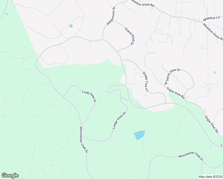 map of restaurants, bars, coffee shops, grocery stores, and more near 3007 Legends Drive in Meadow Vista