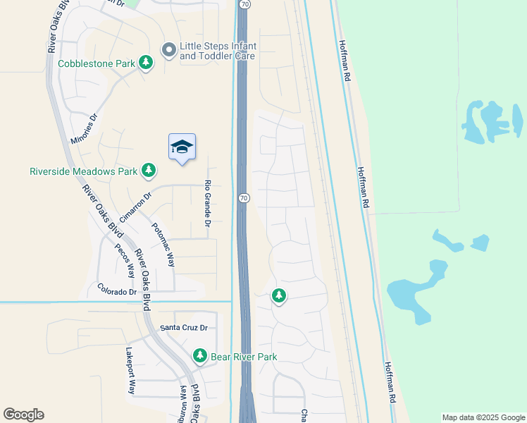 map of restaurants, bars, coffee shops, grocery stores, and more near 2032 Gatlin Court in Plumas Lake