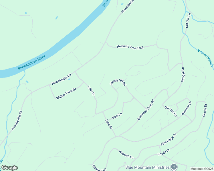 map of restaurants, bars, coffee shops, grocery stores, and more near 363 Wendy Hill Road in Front Royal