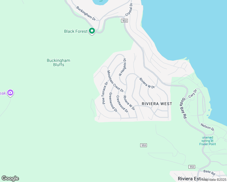 map of restaurants, bars, coffee shops, grocery stores, and more near 3482 Greenwood Drive in Kelseyville