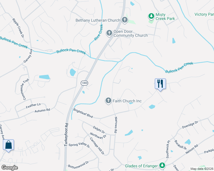 map of restaurants, bars, coffee shops, grocery stores, and more near 3808 Narrows Rd in Erlanger