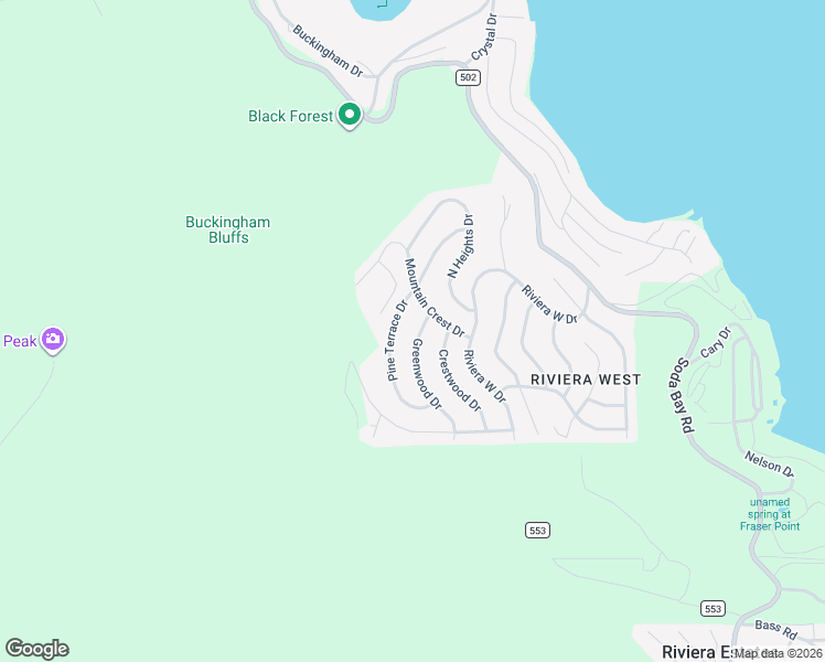map of restaurants, bars, coffee shops, grocery stores, and more near 3469 Greenwood Drive in Kelseyville