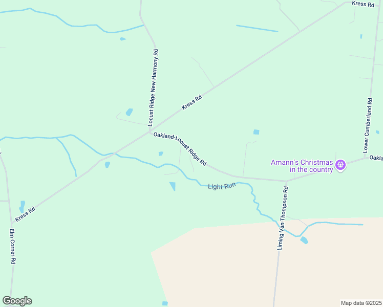 map of restaurants, bars, coffee shops, grocery stores, and more near 1575 Oakland-Locust Ridge Road in Mount Orab