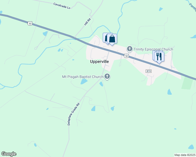 map of restaurants, bars, coffee shops, grocery stores, and more near 1176 Delaplane Grade Road in Upperville