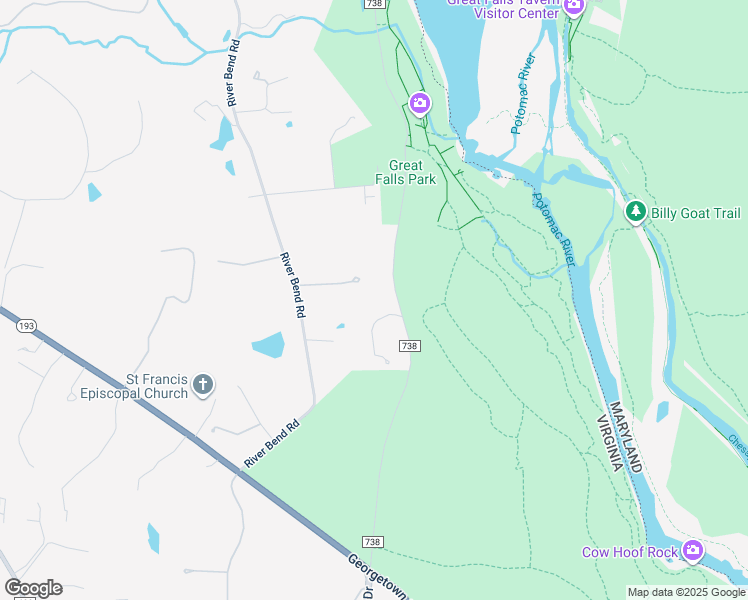 map of restaurants, bars, coffee shops, grocery stores, and more near 9171 Old Dominion Drive in McLean