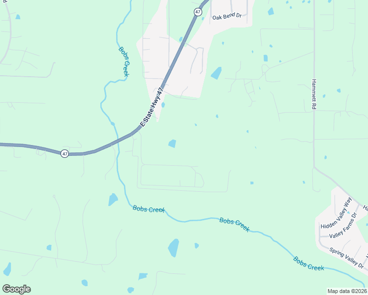 map of restaurants, bars, coffee shops, grocery stores, and more near 100 Bob Creek Lane in Winfield