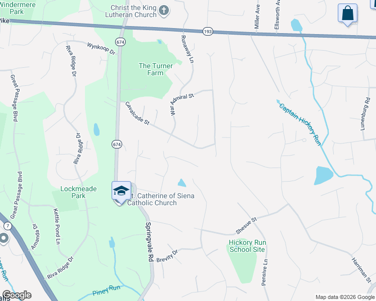 map of restaurants, bars, coffee shops, grocery stores, and more near 10501 Cavalcade Street in Great Falls