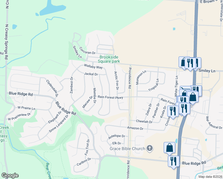 map of restaurants, bars, coffee shops, grocery stores, and more near 3906 Jungle Tree Drive in Columbia