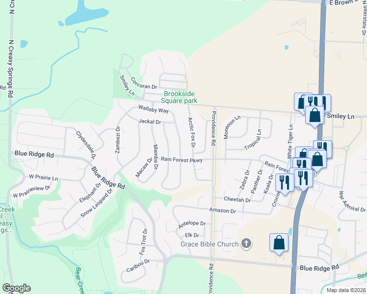 map of restaurants, bars, coffee shops, grocery stores, and more near 3906 Jungle Tree Drive in Columbia