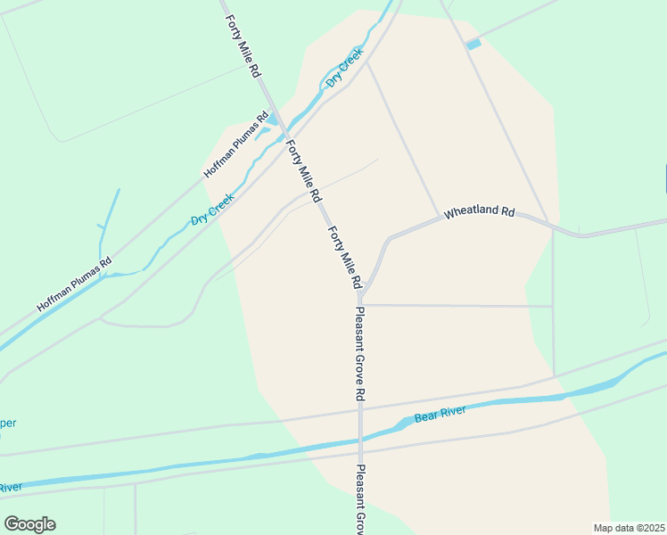 map of restaurants, bars, coffee shops, grocery stores, and more near 15 Pleasant Grove Road in Wheatland