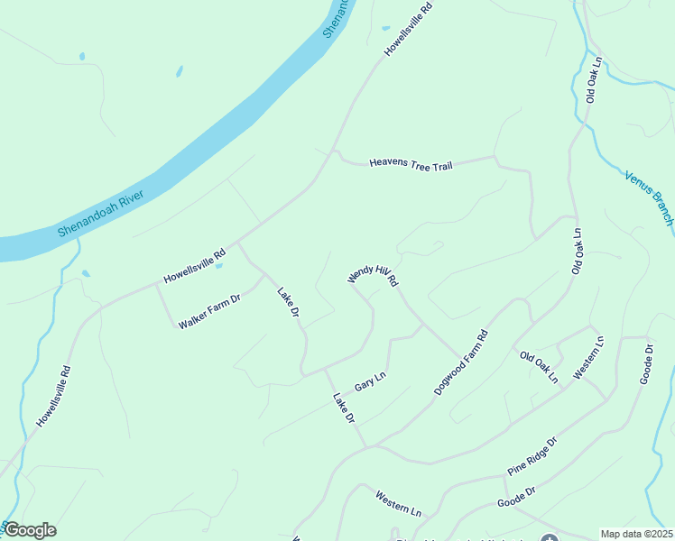 map of restaurants, bars, coffee shops, grocery stores, and more near 363 Wendy Hill Road in Front Royal