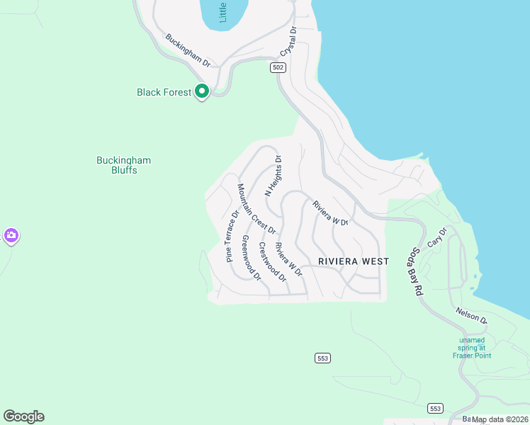 map of restaurants, bars, coffee shops, grocery stores, and more near 8280 Mountain Crest Drive in Kelseyville