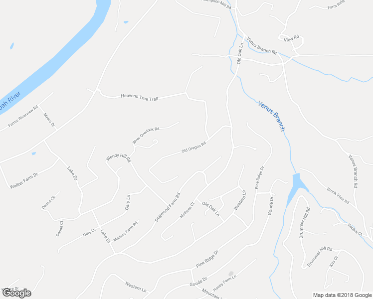map of restaurants, bars, coffee shops, grocery stores, and more near Old Oregon Road in Front Royal