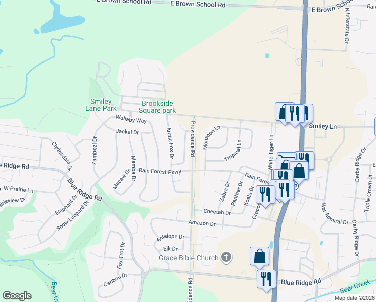 map of restaurants, bars, coffee shops, grocery stores, and more near 3923 Snowy Owl Drive in Columbia