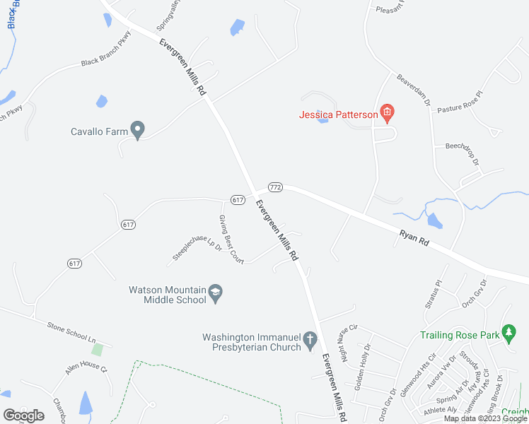 map of restaurants, bars, coffee shops, grocery stores, and more near 22967 Evergreen Mills Road in Loudoun County