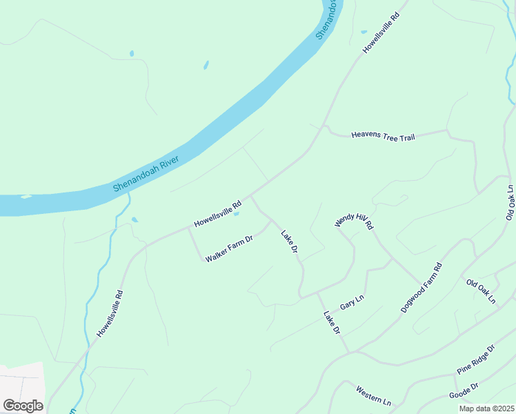 map of restaurants, bars, coffee shops, grocery stores, and more near 656 Lake Drive in Front Royal