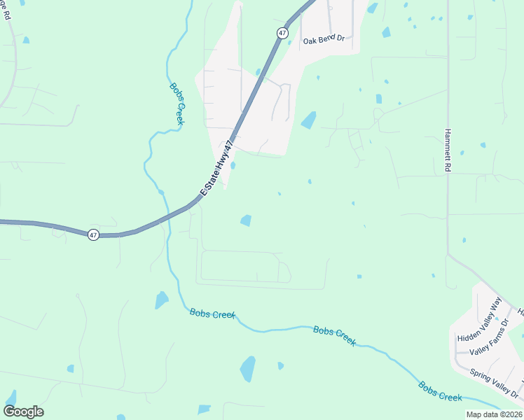 map of restaurants, bars, coffee shops, grocery stores, and more near 100 Bob Creek Lane in Winfield